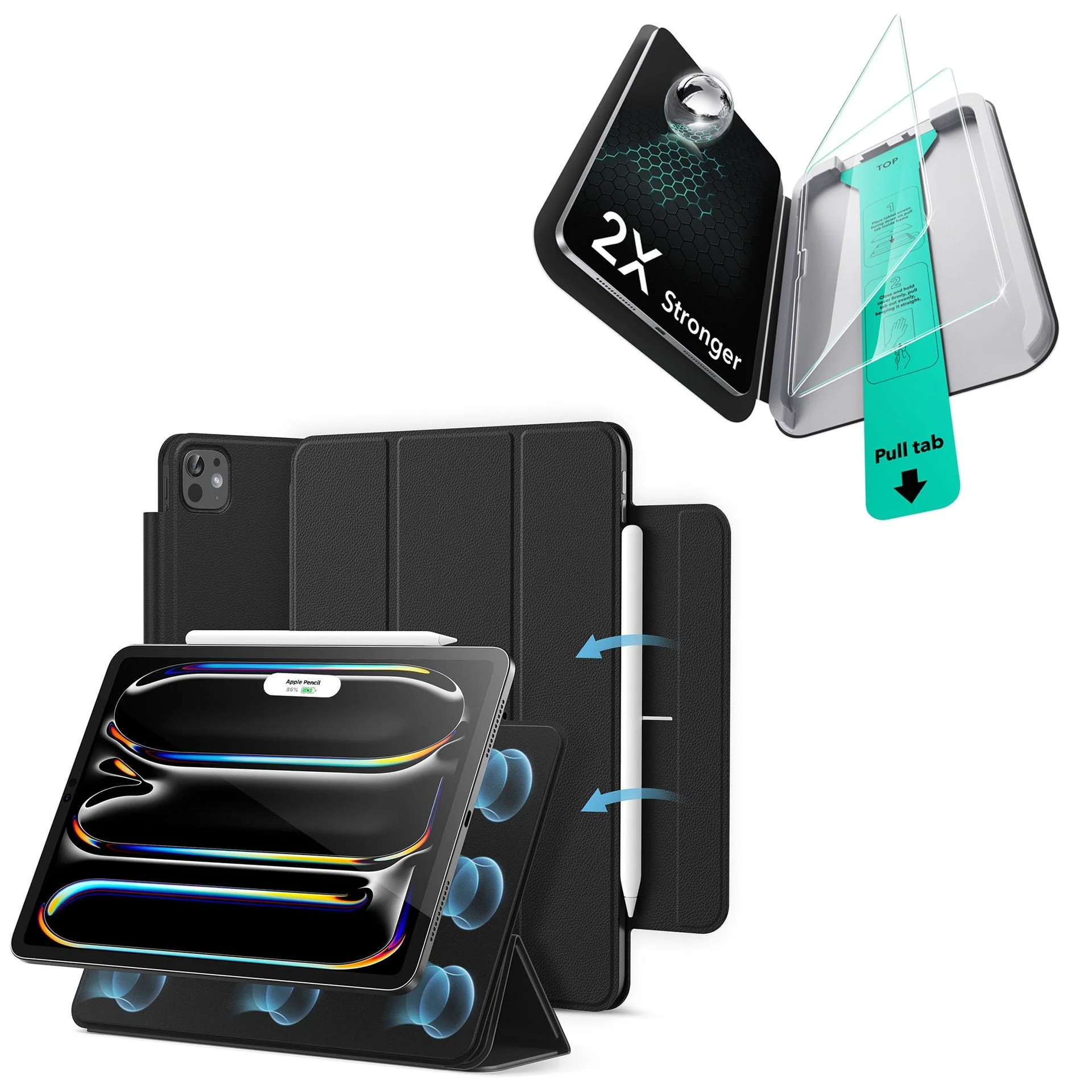 iPad Pro 13ʺ (2025) Rebound Protection Bundle - Black