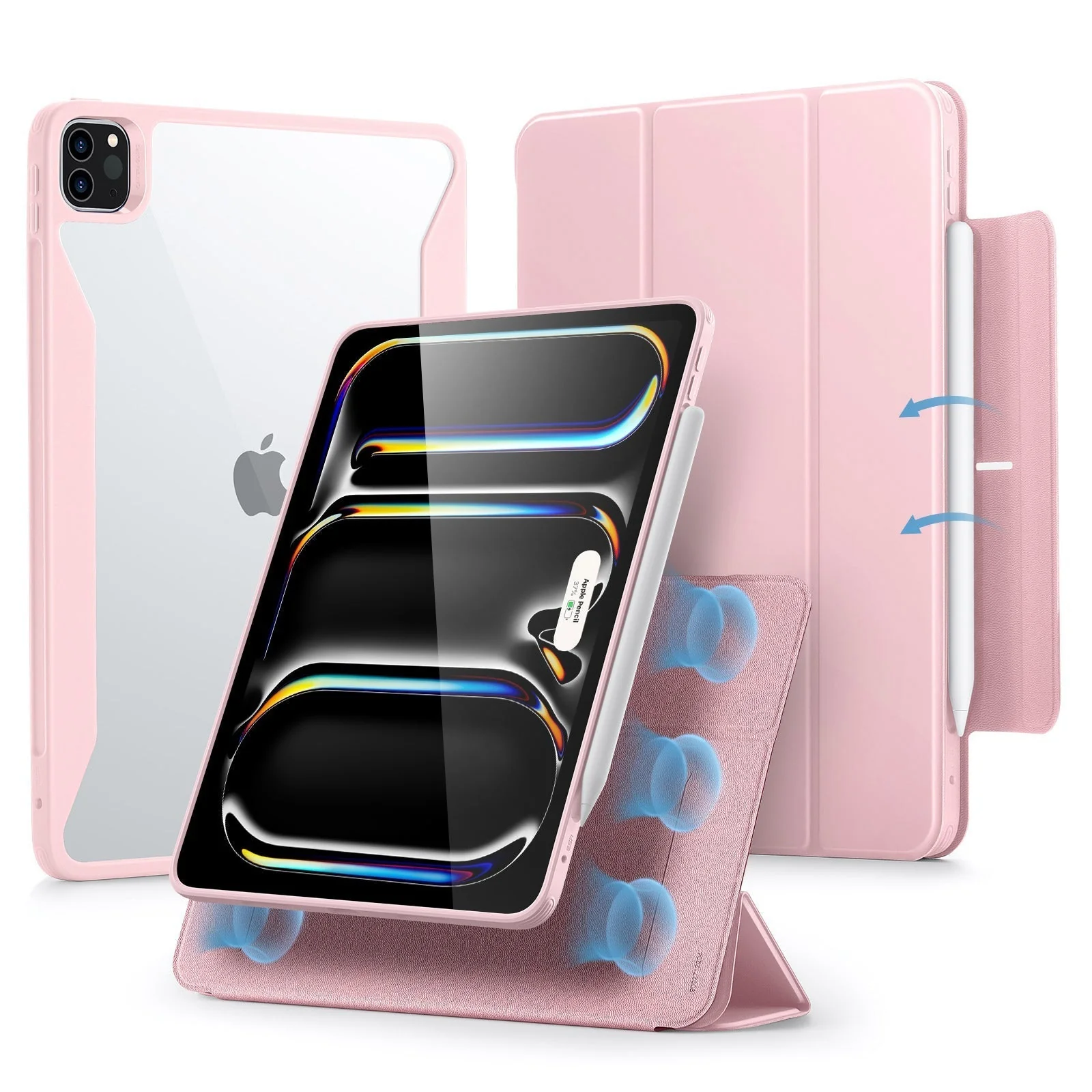 iPad Pro 13ʺ (2025) Rebound Hybrid Case 360 - Pink