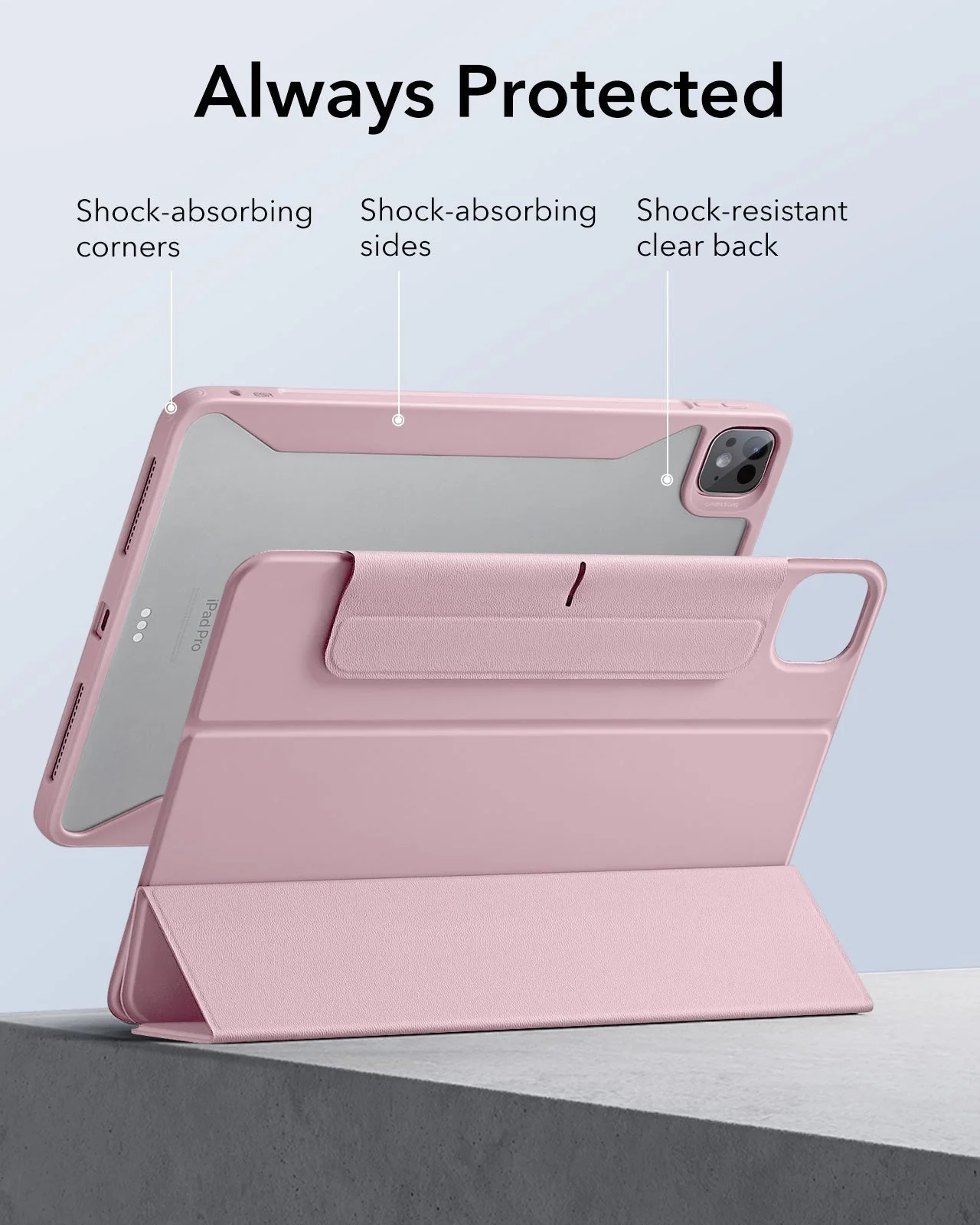 iPad Pro 13ʺ (2025) Rebound Hybrid Case 360 - Pink - Image 6