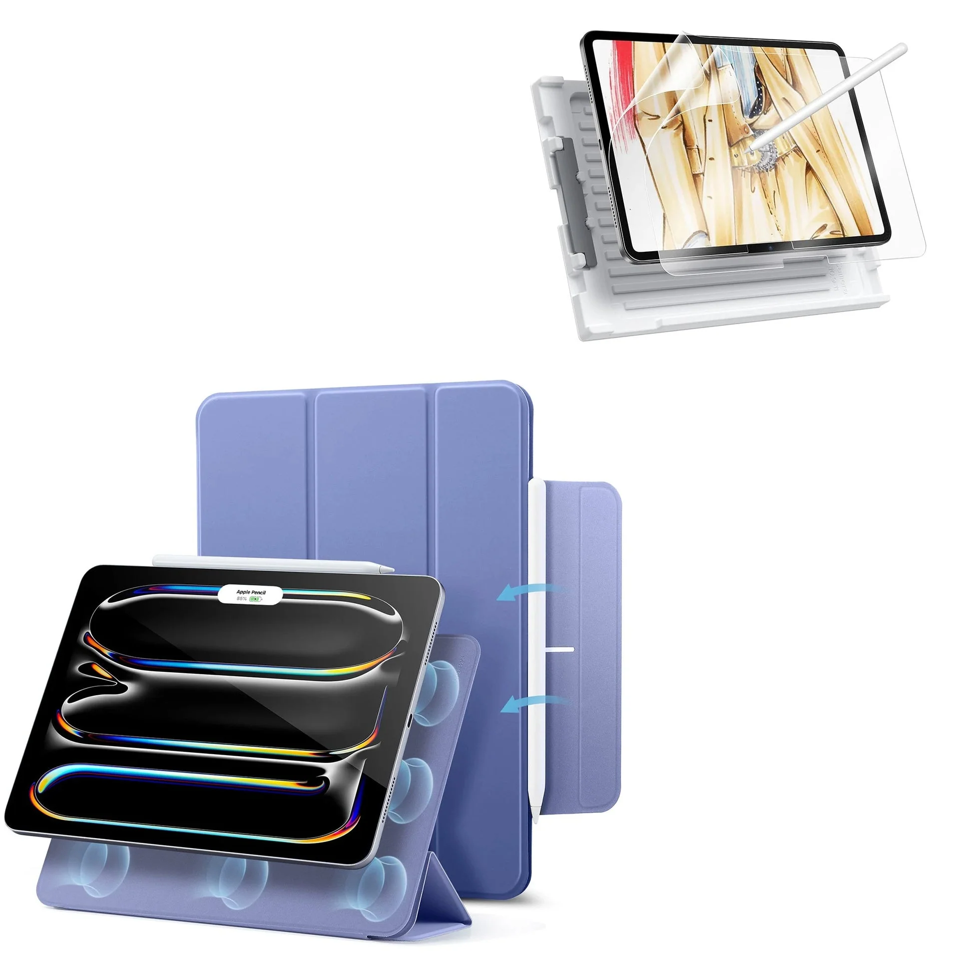 iPad Pro 13ʺ (2025) Rebound Paper-Feel Bundle - Lavender