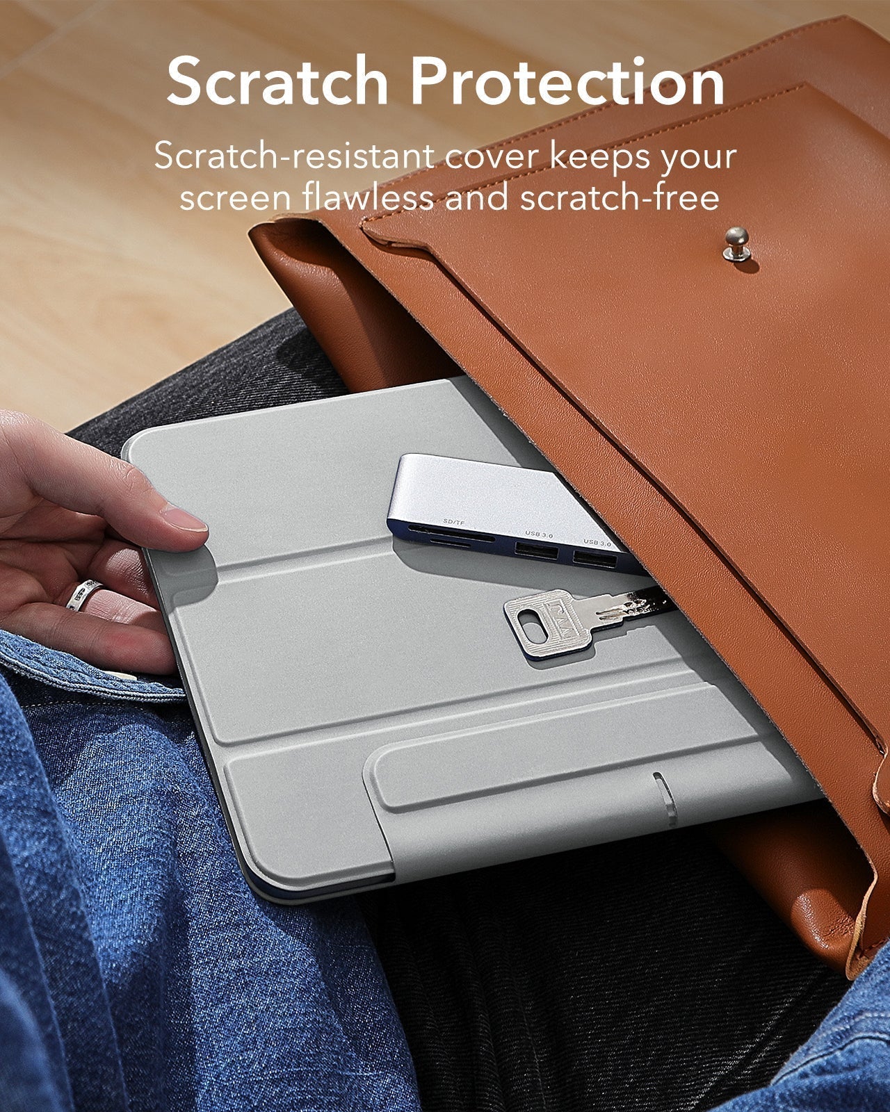 iPad Pro 13" (2025) Rebound Magnetic Case - Grey - Image 9