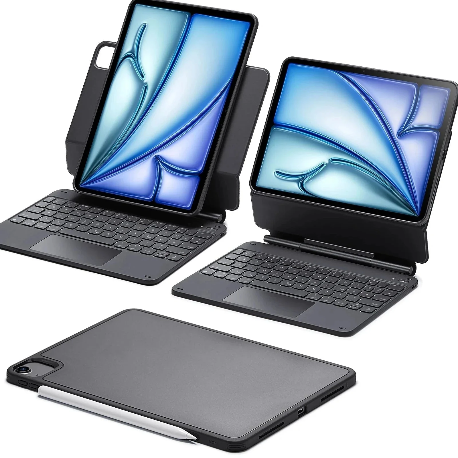 iPad Air 11" (M4, 2026) Rebound Magnet-Tastaturhülle 360 - DE Layout-Black
