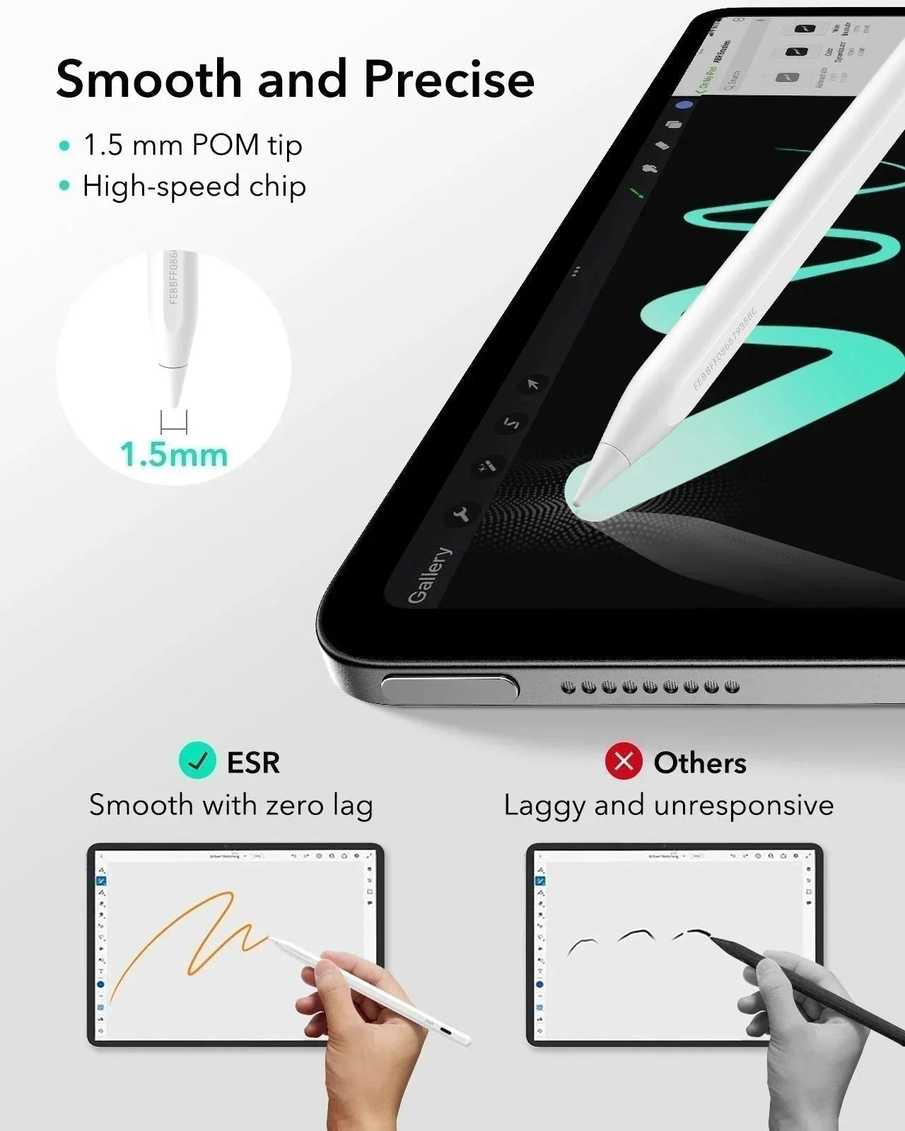 iPad Air 11" (M4, 2026) Bundle Rebound Magnet-Tastaturhülle 360° & Digital Pencil - DE Layout-Black - Image 12