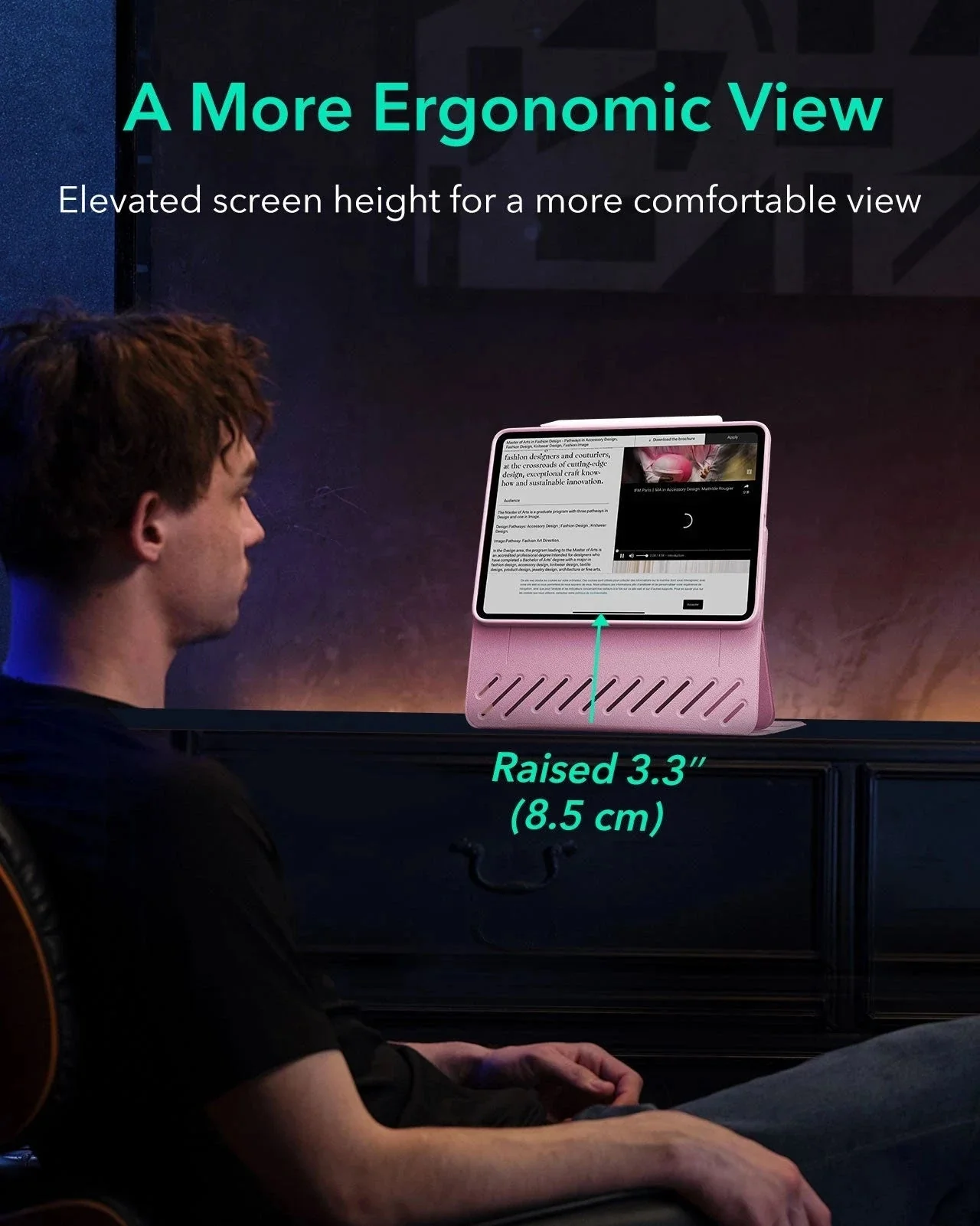 iPad Pro 11ʺ (2025) Shift Transformation with Digital Pencil Bundle - Pink - Image 4