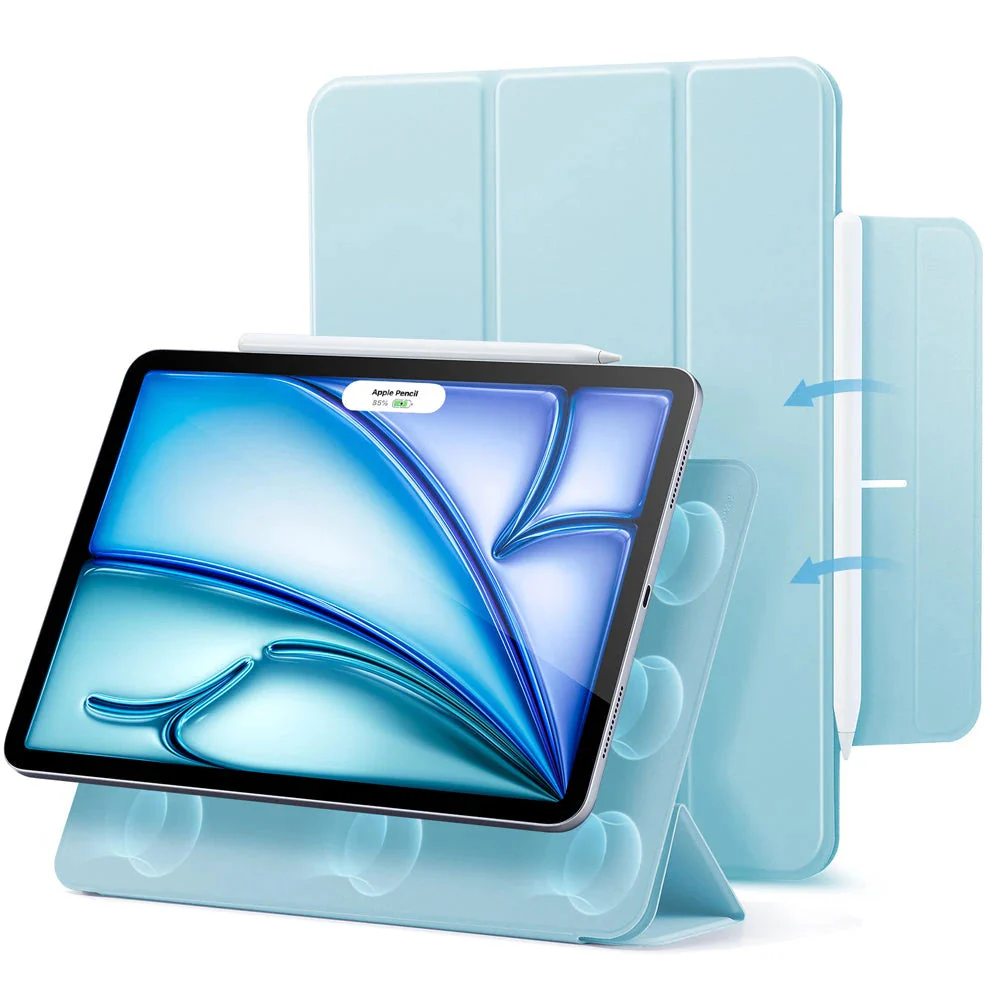 iPad Air 11" (M4) 2026 Rebound Magnetic Case - Sky Blue