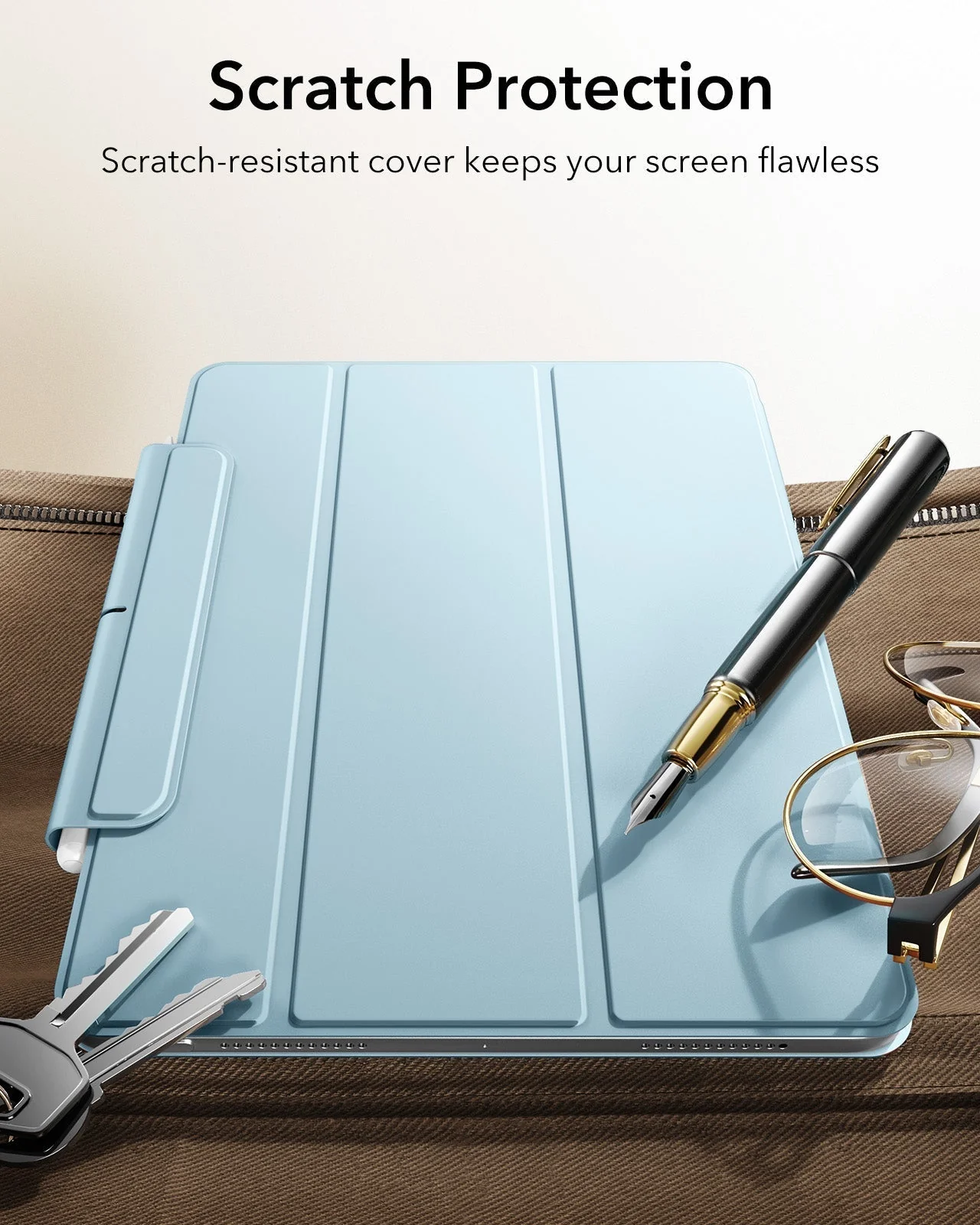 iPad Air 11" (M4) 2026 Rebound Magnetic Case - Sky Blue - Image 9