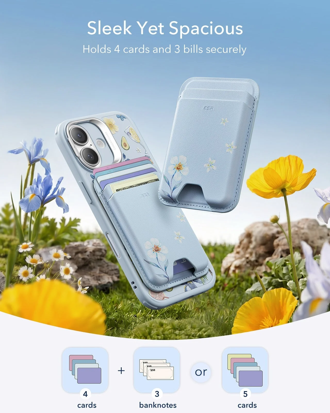 Classic Magnetic Wallet - Tropical Paradise - Image 4
