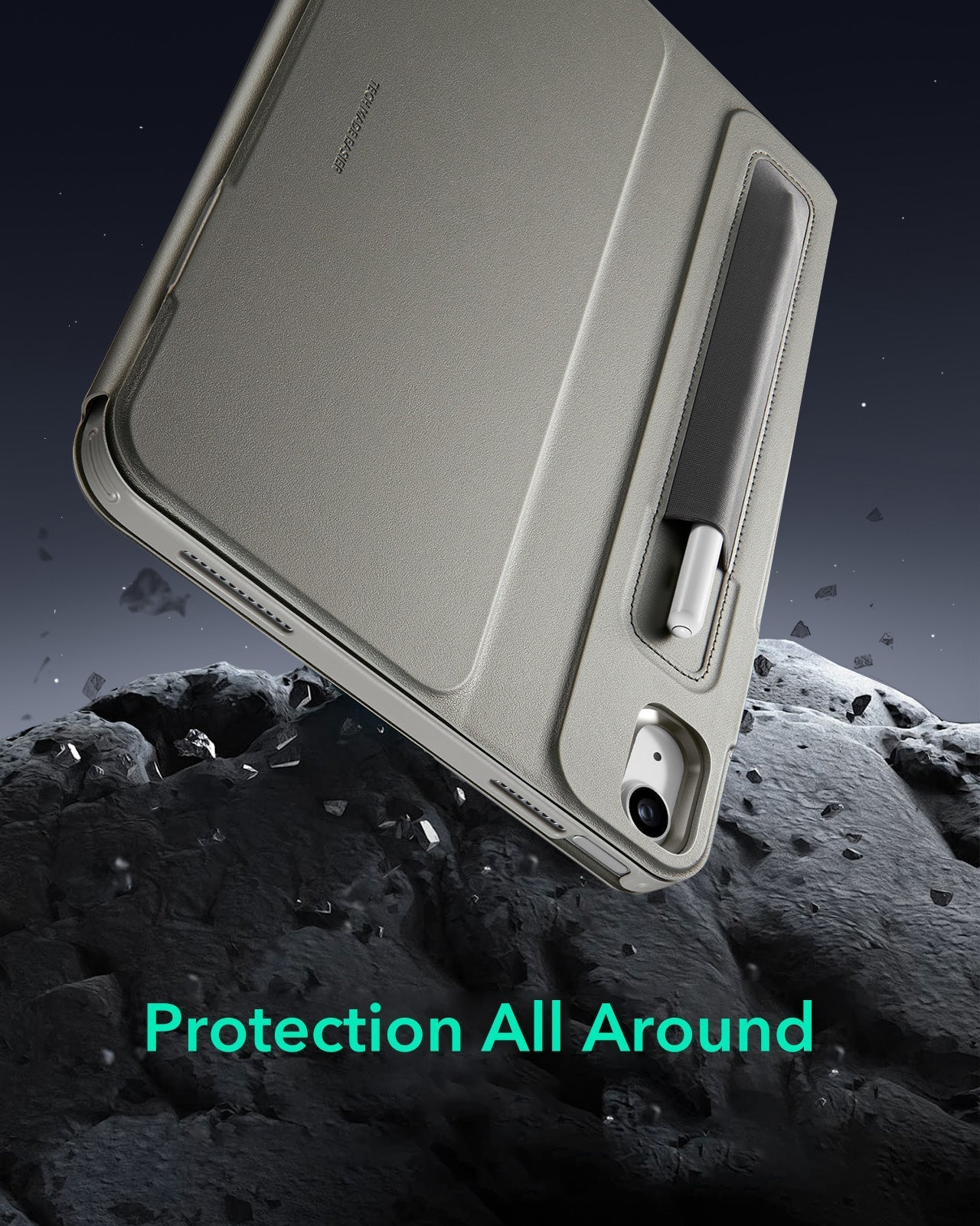 iPad 11" (A16) 2025 Bundle Shift Magnetic Case & Armorite® Protection - Titanium - Image 8