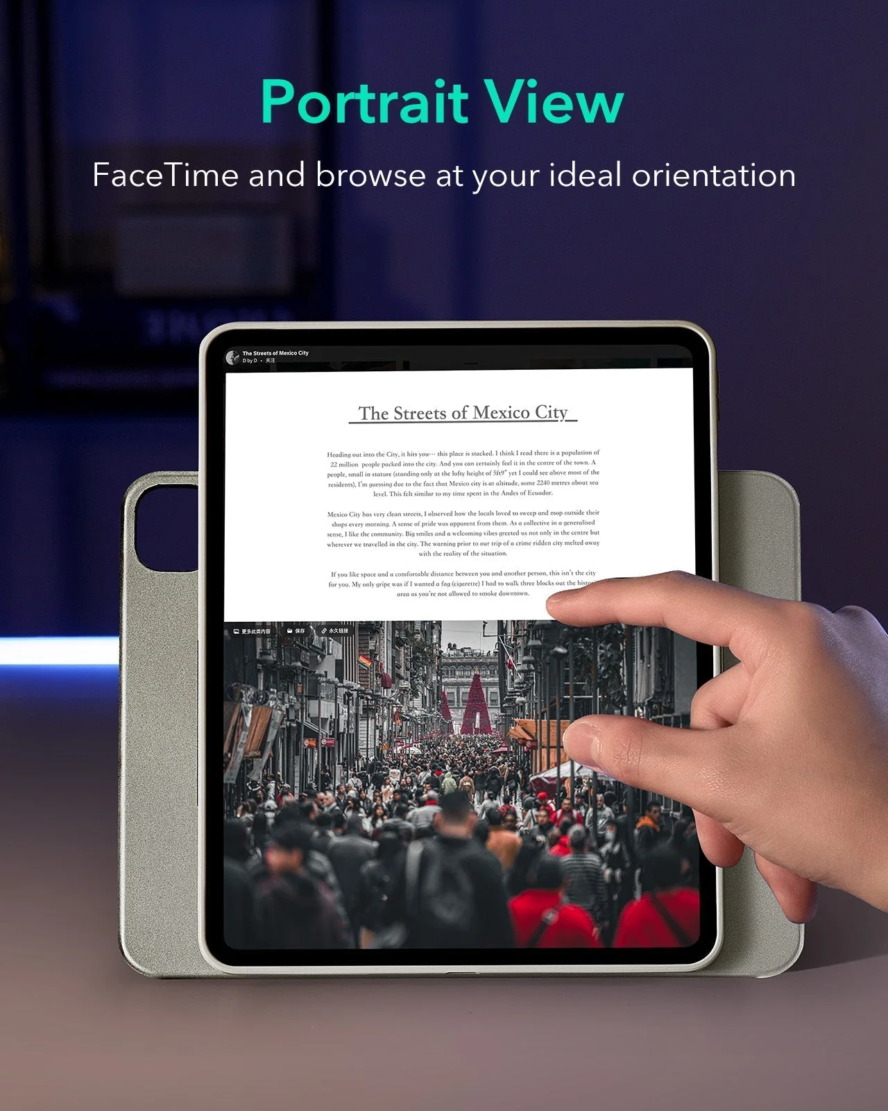 iPad Pro 11ʺ (2025) Shift Magnetic Case - Titanium - Image 5