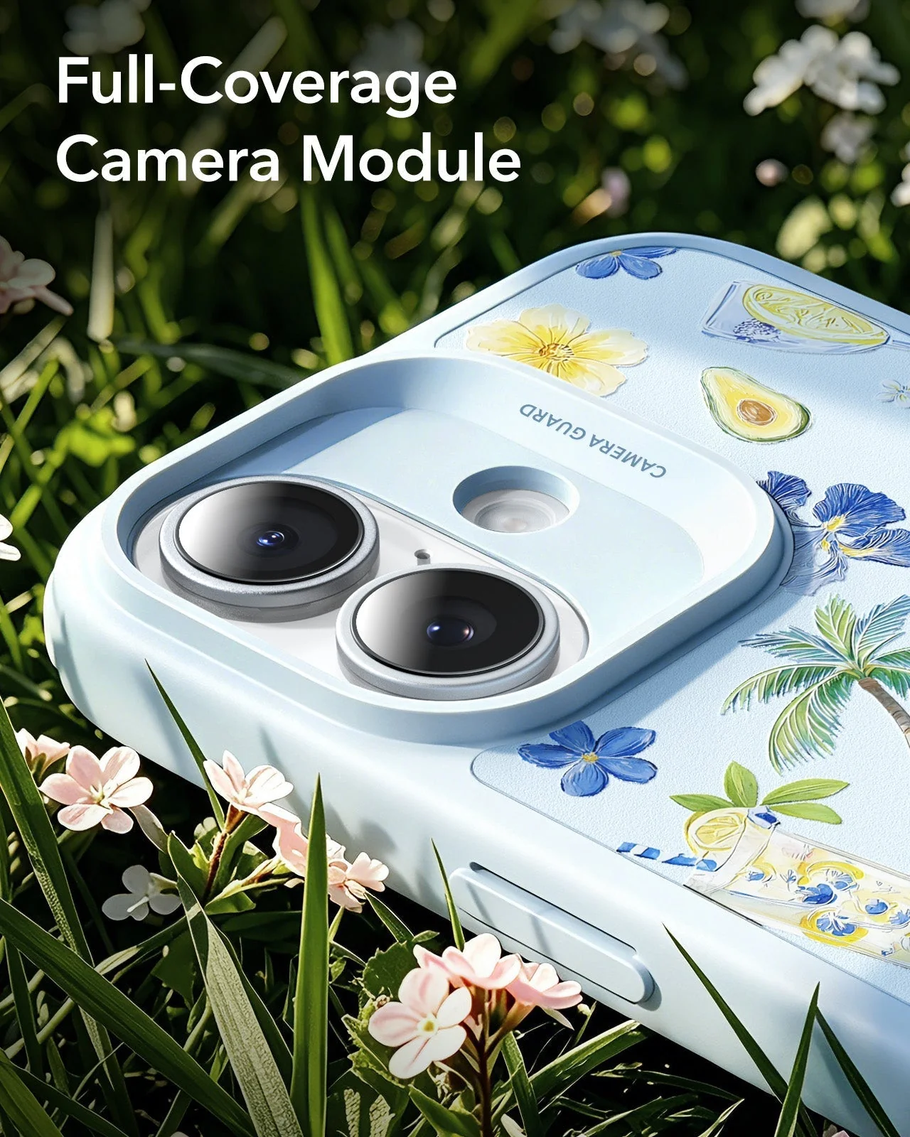 iPhone 17 Classic Hybrid Magnetic Case (Camera Control) - Tropical Paradise - Image 4