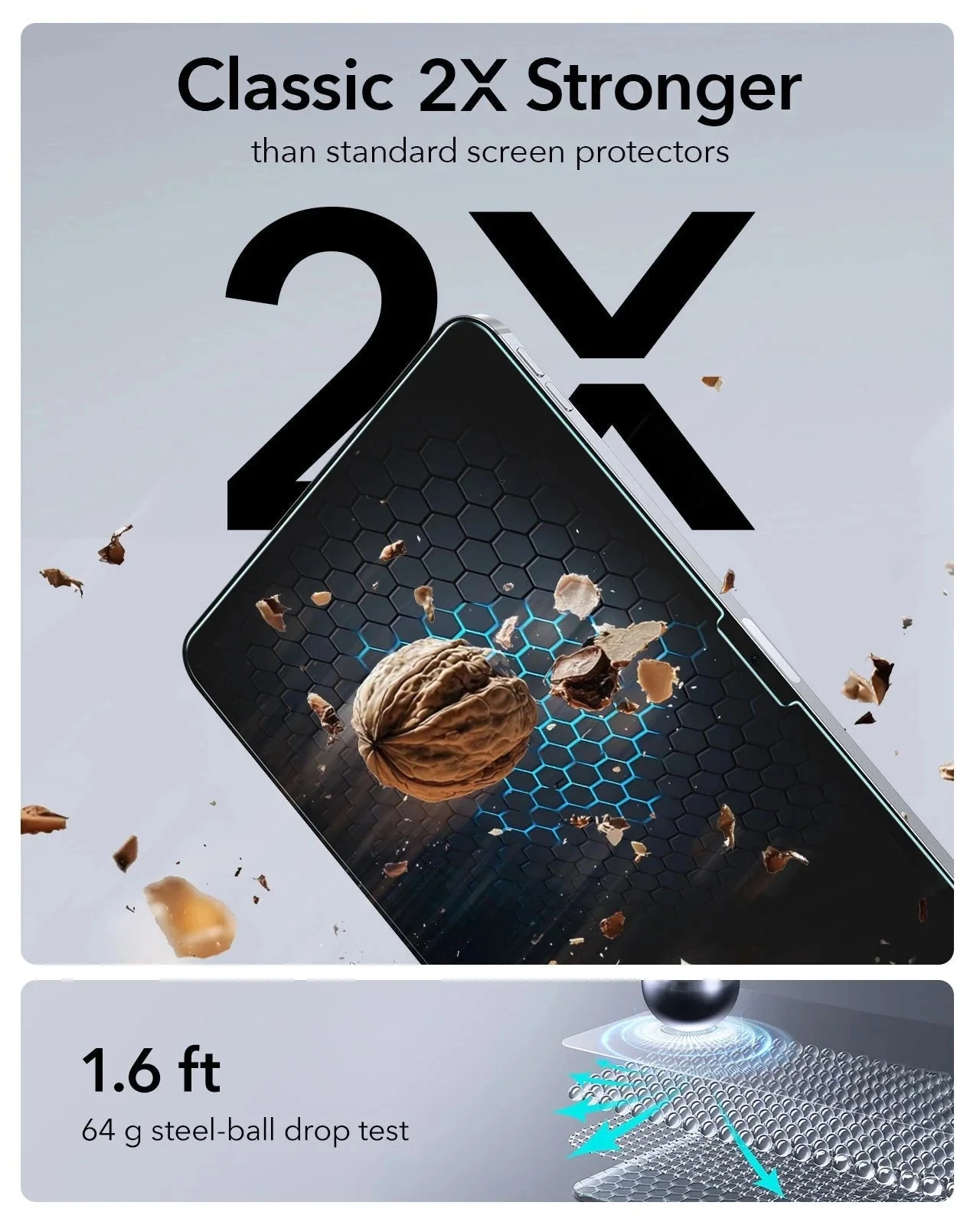 iPad Pro 11" (2025) UltraFit Classic Screen Protector – 2 Pack - Image 6
