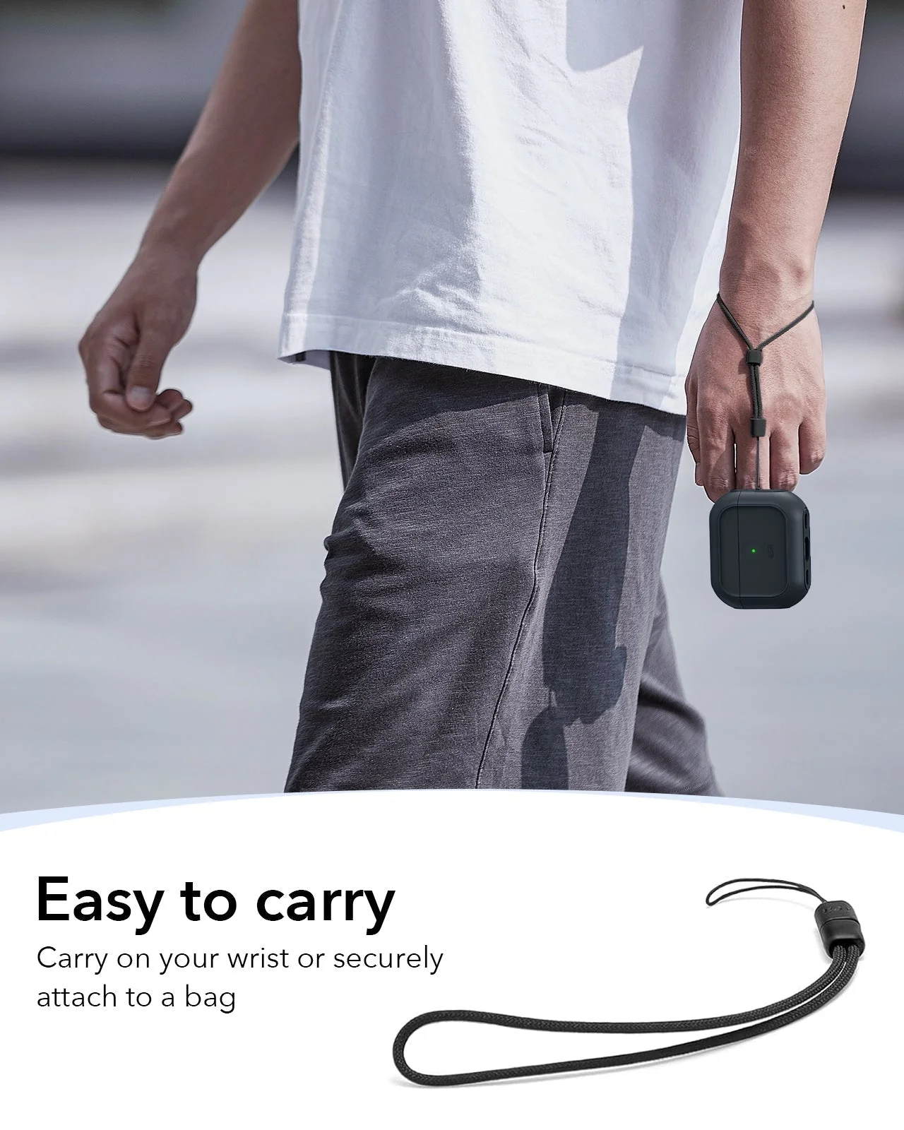 25W CryoBoost 3-in-1 Magnetic Charger (Qi2) and AirPods Pro 3 Orbit Hybrid Case Bundle - US Plug–White - Image 17