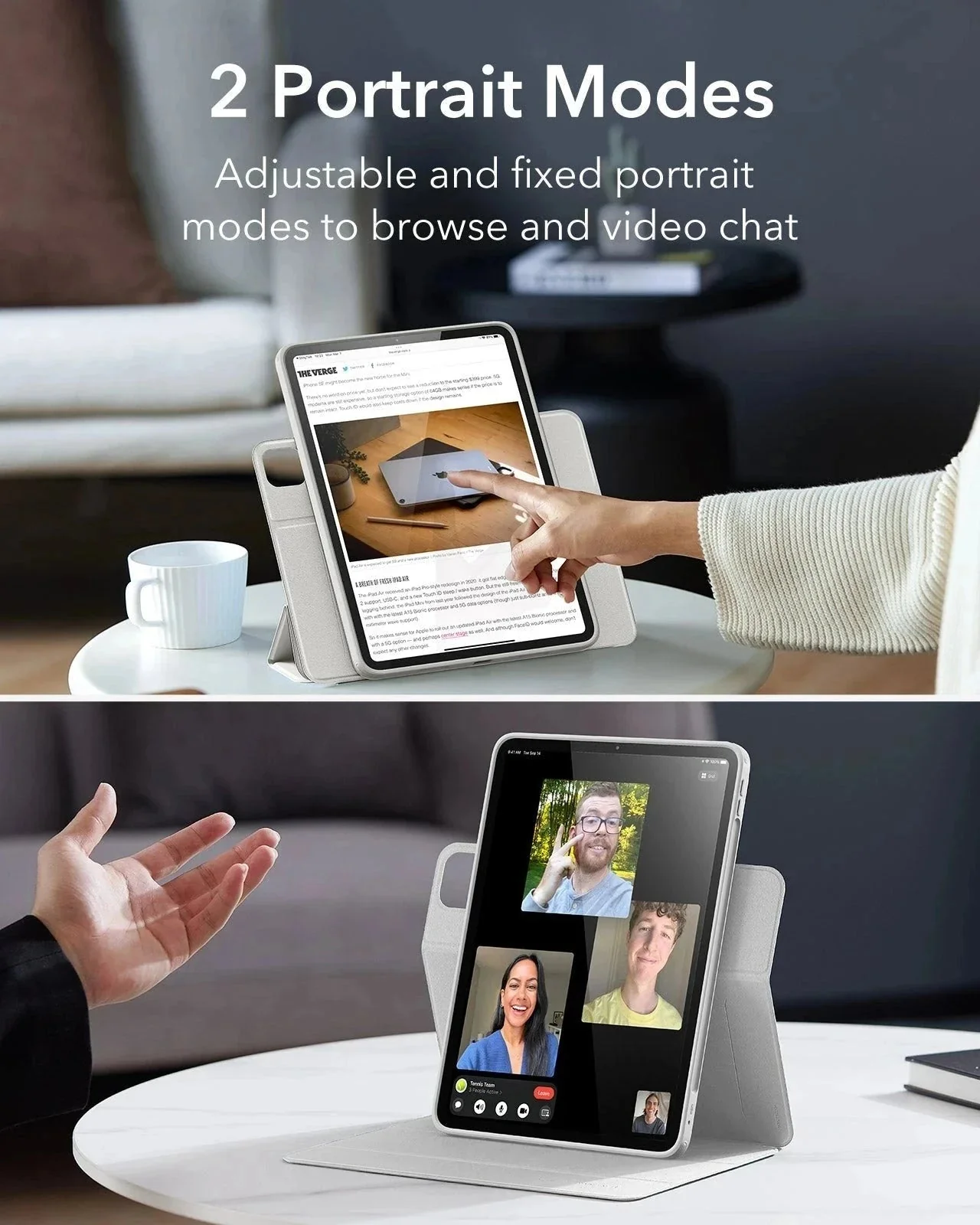 iPad Pro 11ʺ (2025) Rebound Hybrid Case 360 - Brilliant White - Image 6
