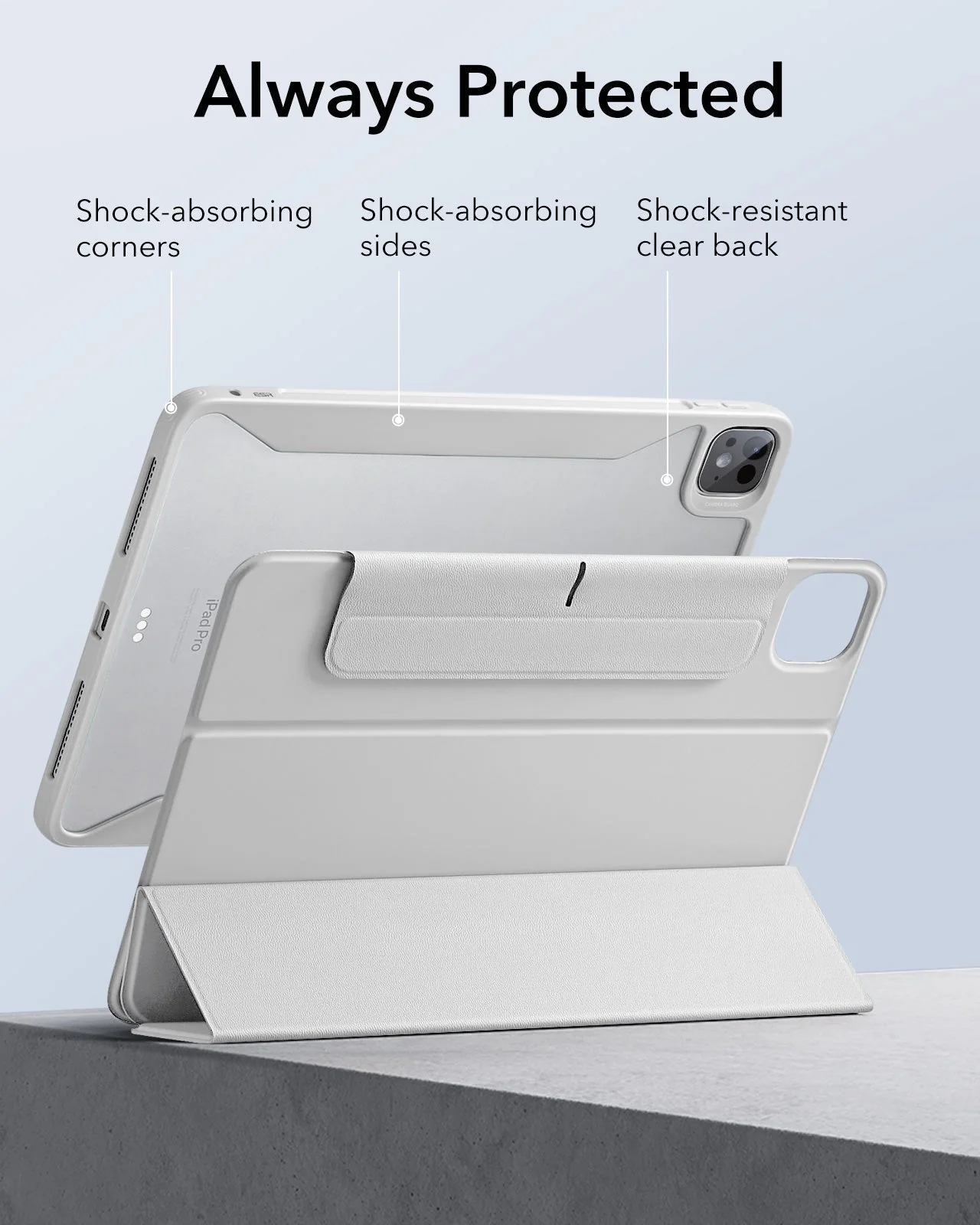 iPad Pro 11ʺ (2025) Rebound Hybrid Case 360 - Brilliant White - Image 7