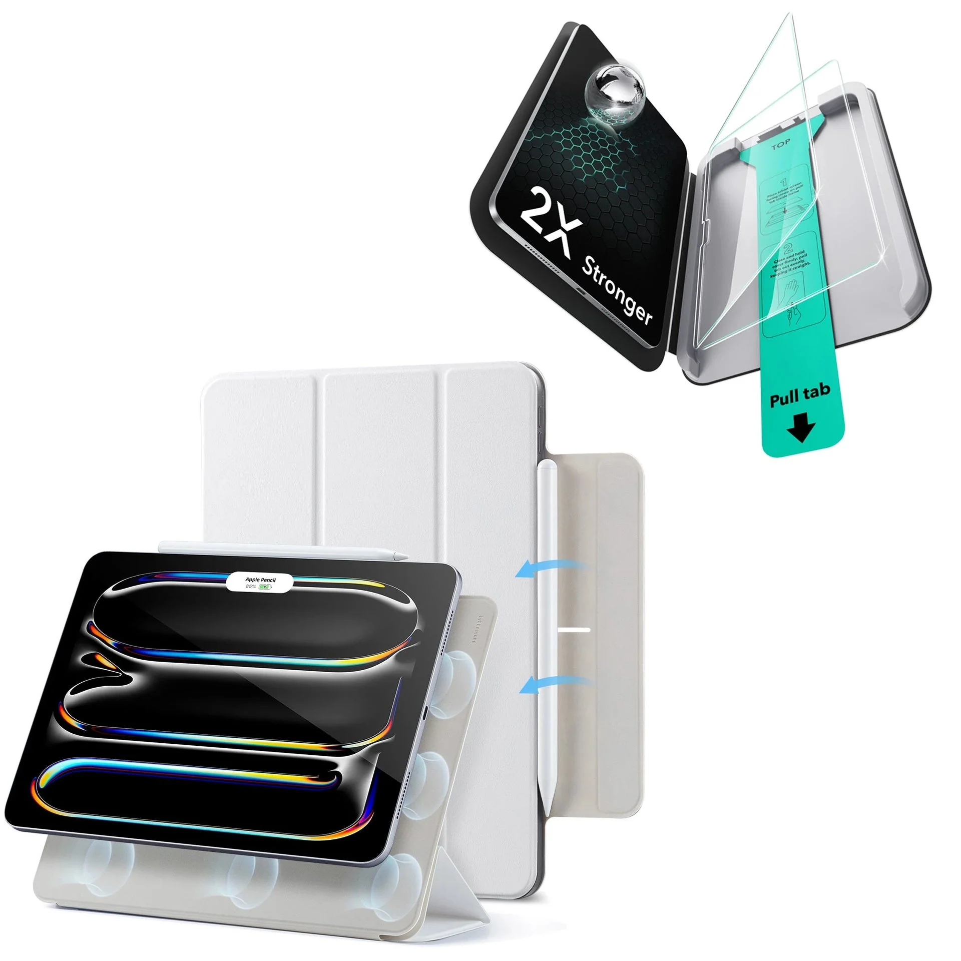 iPad Pro 11ʺ (2025) Rebound Protection Bundle - Brilliant White